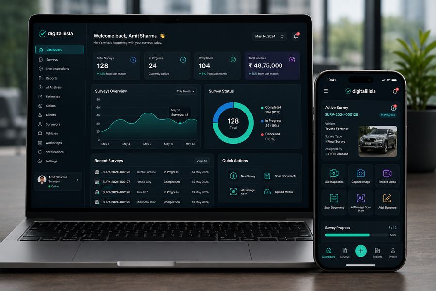 Live survey dashboard